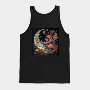 Flowers Witchy Floral Moon Trippy Colorful Witchy 13 Tank Top